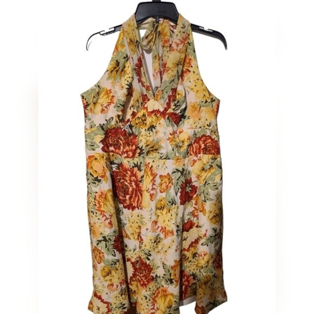 Donna Ricco New York Silk Halter dress Size 16